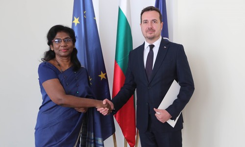 Meeting Between Deputy Minister Nikolay Pavlov and the Newly Appointed Ambassador Extraordinary and Plenipotentiary of the Democratic Socialist Republic of Sri Lanka to the Republic of Bulgaria (with residence in Warsaw), H.E. Mrs Tapaswarage Priyangika Dharmasena, for the Presentation of Copies of Her Letters of Credence 